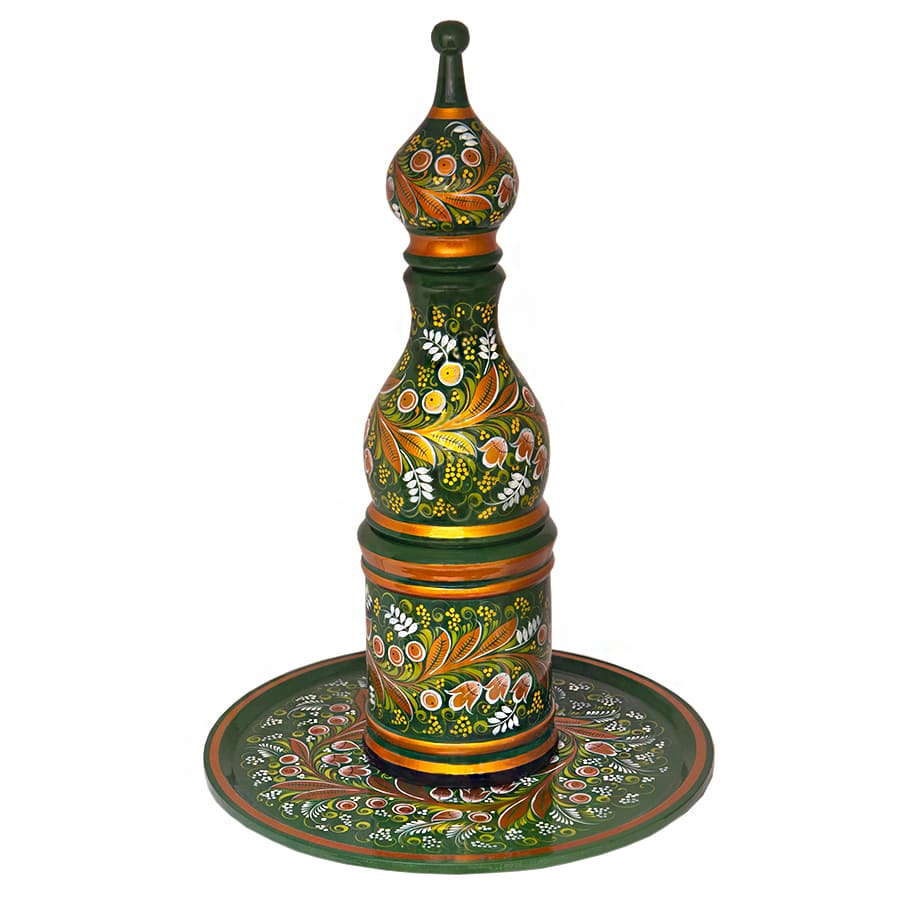 Фото - Набор хохломской для водки "Ландыши" 8 предметов