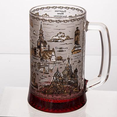 Фото - Пивная кружка Москва 500 мл красная Фото - Пивная кружка Москва 500 мл красная