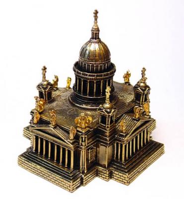 Фото - Фигурка латунь Исаакиевский собор 7 см