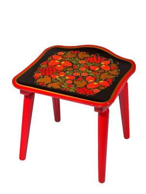 Фото - Хохломской табурет для детей 29 см