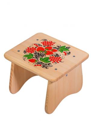 Фото - Детская скамья хохлома "Посиделки" 28,6 х 20 см