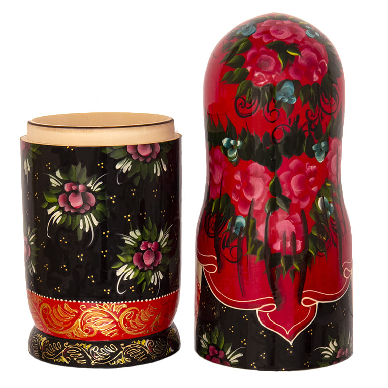 Фото - Футляр для бутылки шампанского матрешка Анфиса 37 см