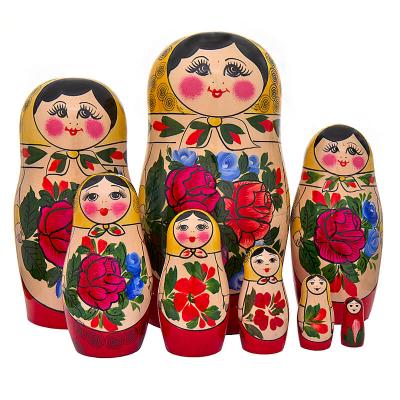 Фото - Матрешка семёновская фабричная 8 мест в коробке 19 см Фото - Матрешка семёновская фабричная 8 мест в коробке 19 см