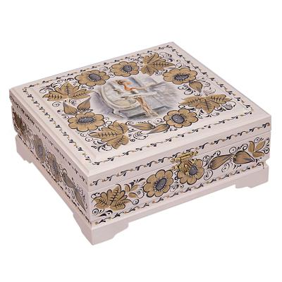 Фото - Шкатулка хохломская авторская "Балерина" 17 х 17 см - 4560 рублей