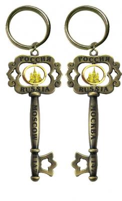 Фото - Брелок сувенирный ключ Москва 10,5 см Фото - Брелок сувенирный ключ Москва 10,5 см