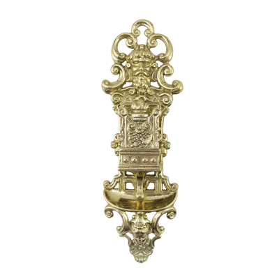 Фото - Декоративная полочка для спичек латунная 28 х 8,5 см