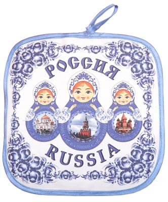 Фото - Прихватка Гжельская матрешка