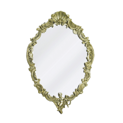 Фото - Зеркало настенное Вероника золото 40 х 29 см