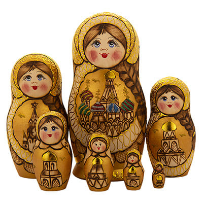 Матрешка жженка Москва