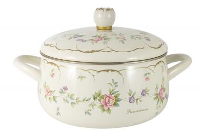 Эмалированная кастрюля Воспоминание 20 см, 2,9 литров