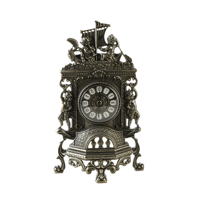 Фото - Настольные каминные часы Корабль антик 40 х 23 см