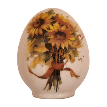 Пасхальное яйцо подсолнухи