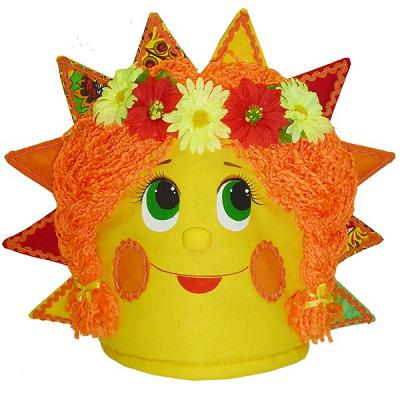 фото - Грелка большая на чайник Солнышко 30 х 29 см фото - Грелка большая на чайник Солнышко 30 х 29 см