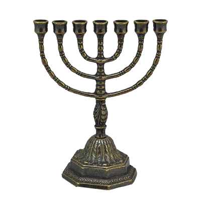 Фото - Канделябр малый Менора антик 22 х 18 см
