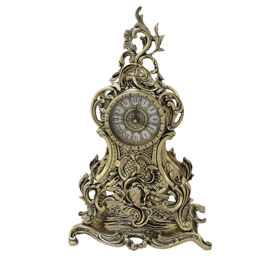 Фото - Часы бронзовые Долфин золото 40 х 24 см