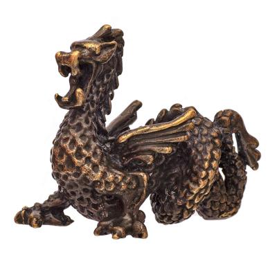 Фото - Фигурка металлическая литая Дракон 4 х 3,5 см