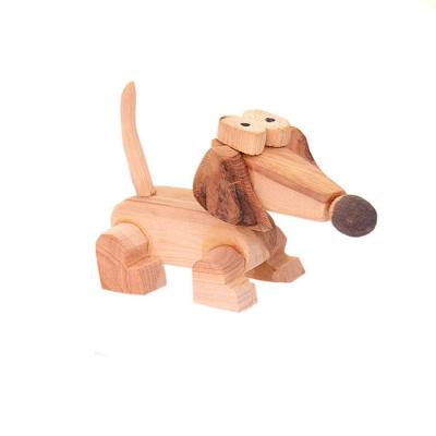 Фото - Деревянная собака Такса 10 х 5 см