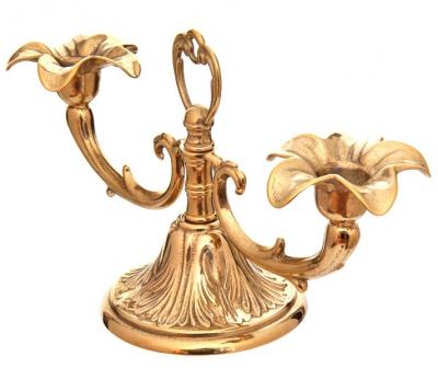 Фото - Канделябр на 2 свечи - Цветок