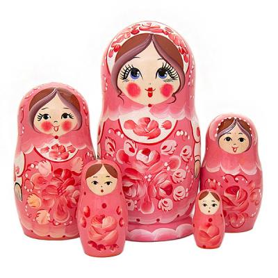 Фото - Матрешка сувенирная Добрый день 5 мест 17 см