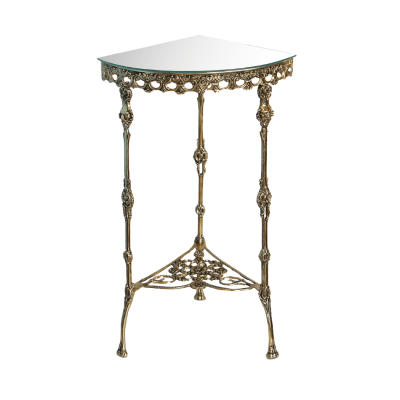 Фото - Бронзовый угловой столик Мадейра 66 х 44 см