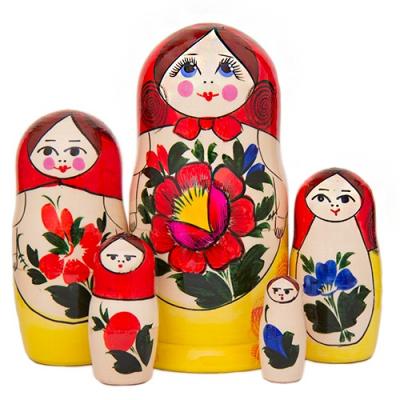 Фото - Матрешка Традиционная малая 5 мест 14,5 см