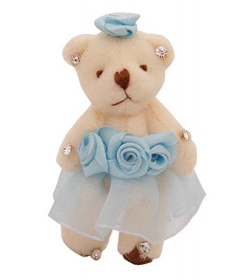 Фото - Мишка в юбочке малый 7 см - Цвета в ассортименте!