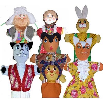 Фото - Кукольный театр сказка Колобок 7 персонажей 27 см