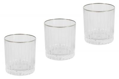 Набор стопок для водки Пиза серебро 60 мл 6 штук