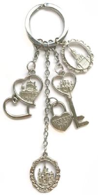 Фото - Брелок гроздь Москва серебро 10 см