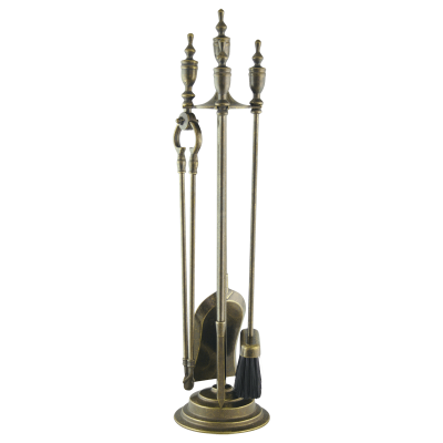 Фото - Набор аксессуаров для камина на подставке Наполеон антик