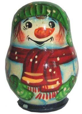Магнит новгодний снеговик