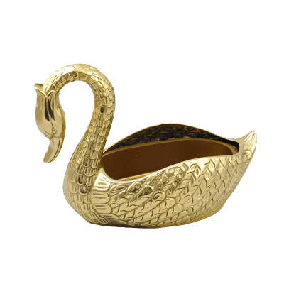 Декоративная ваза Золотой лебедь 21 х 14 см Декоративная ваза Золотой лебедь 21 х 14 см