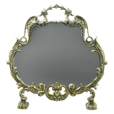 Фото - Каминный экран Барокко золото 63 х 60 см