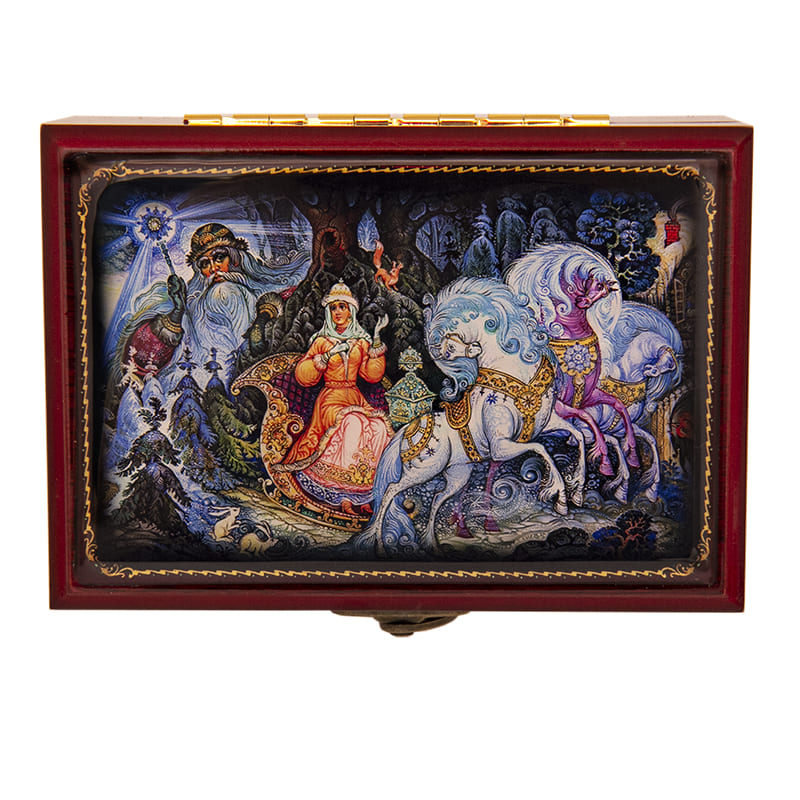 Фото - Деревянная шкатулка для украшений Морозко 12 х 8 см