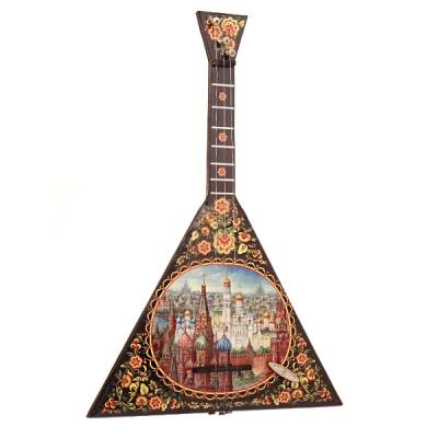Фото - Декоративная балалайка с музыкальным механизмом Москва 24,5 см Фото - Декоративная балалайка с музыкальным механизмом Москва 24,5 см