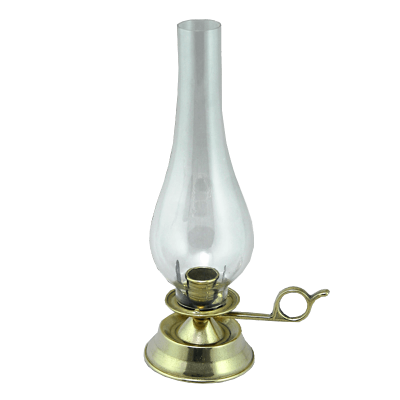 Фото - Подсвечник ламповый со стеклянным плафоном 25 х 13 см