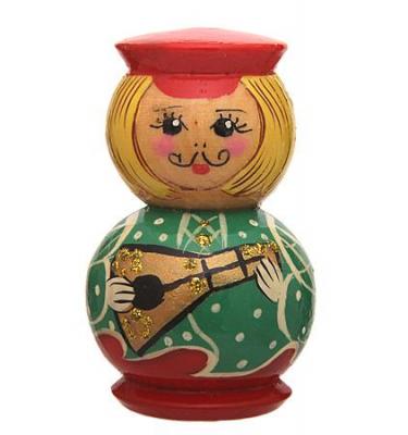 Фото - Магнит деревянный Русский Балалаечник 6,5 х 4 см Фото - Магнит деревянный Русский Балалаечник 6,5 х 4 см