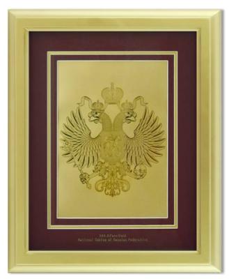 Фото - Картина Герб России золотой фон Фото - Картина Герб России золотой фон