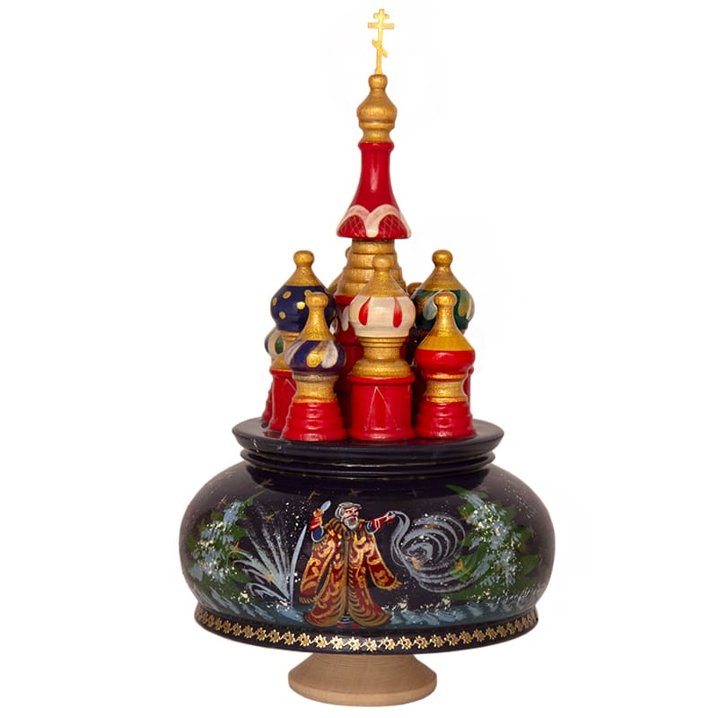 Фото - Деревянный музыкальный собор Морозко 20 см