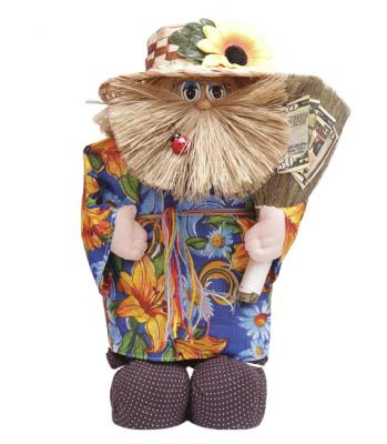 Фото - Домовичок с веником Кузьмич Хозяин дома 32 см