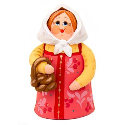 Фото - Игрушка керамическая Машенька в русском костюме 9 см