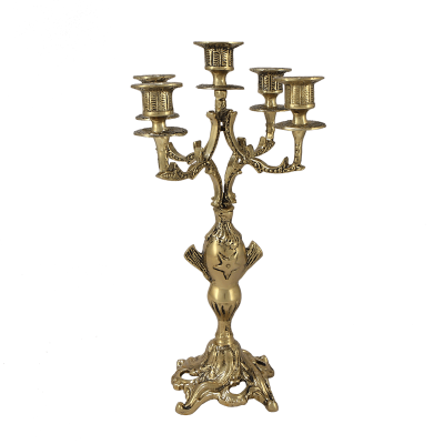 Фото - Бронзовый пятирожковый канделябр Звезда 38 х 22 см