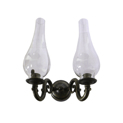 Фото - Подсвечник на две свечи ламповый Антик 26 х 20 см