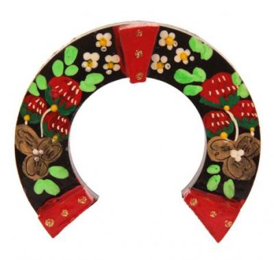 Фото - Магнит деревянный Большая подкова 7 х 8 см Фото - Магнит деревянный Большая подкова 7 х 8 см