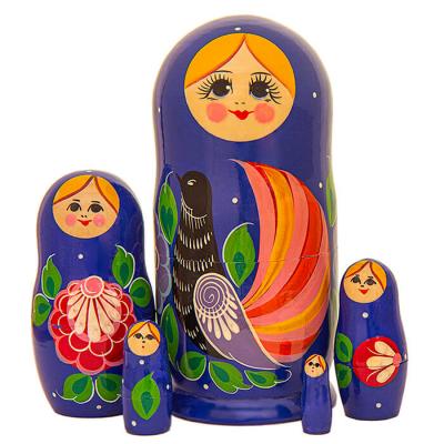 Фото - Матрешка авторская Розы 5 кукол 16 см