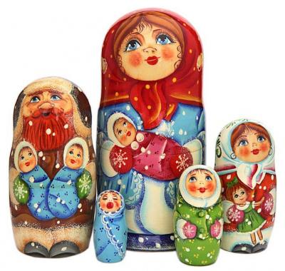 Зимняя прогулка 5 мест, h 17 см Зимняя прогулка 5 мест, h 17 см