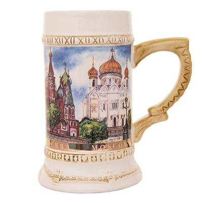Фото - Сувенирная пивная кружка Москва 500 мл