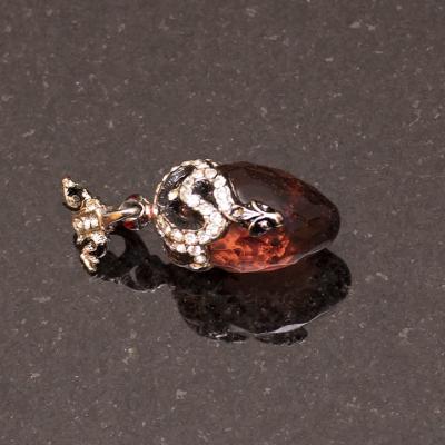 Фото - Пасхальноеяйцо в стиле Фаберже Рубиновый восход 4 см