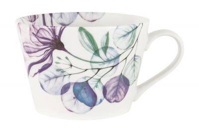 Чашка фарфоровая Азалия фиолетовая 480 мл