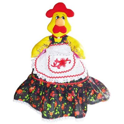 фото - Кукла текстильная Курица на чайник 45 см